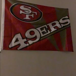 It is a 49ERs banner from the Levi’s stadium